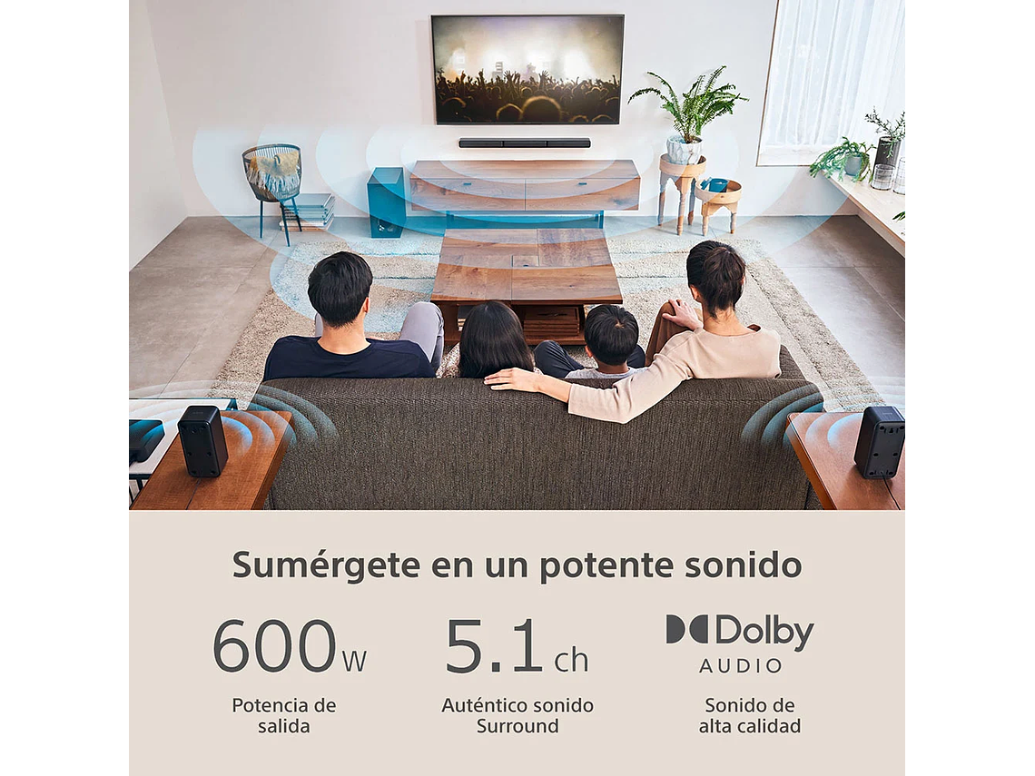  SOUNDBAR DE 5.1 CANALES HT-S40R 5