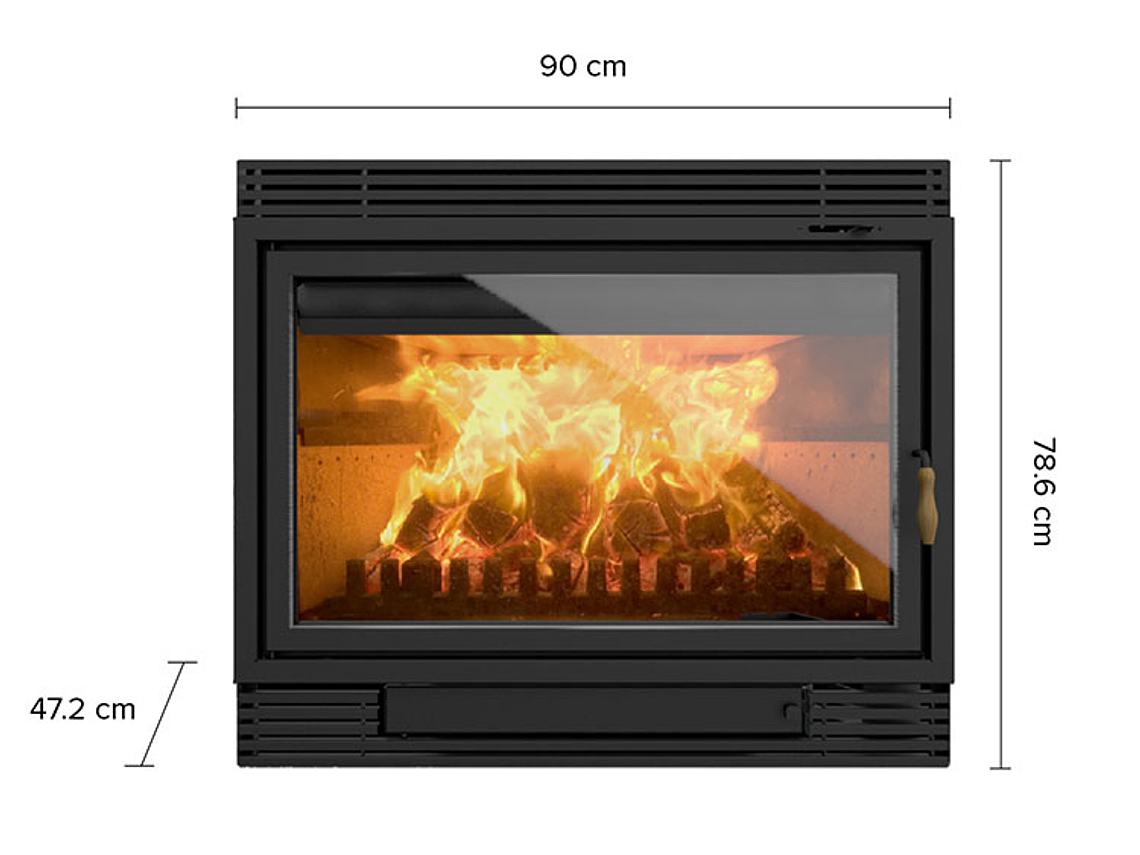 CALEFACTOR A LEÑA BOSCA CHIMENEA 850 3