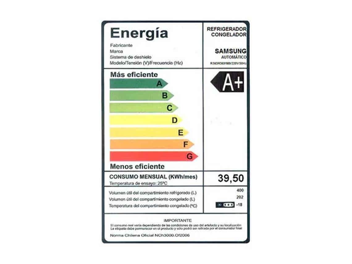 REFRIGERADOR SAMSUNG SIDE BY SIDE 602LTS NO FROST 6
