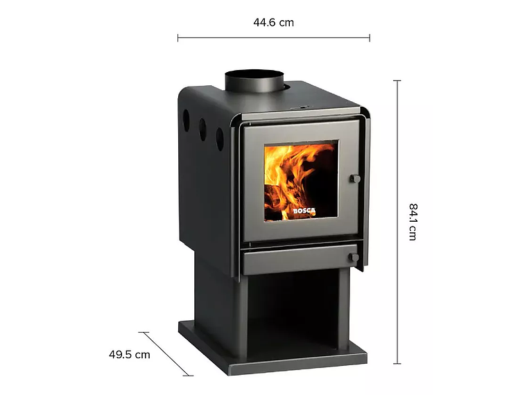 ESTUFA A LEÑA LIMIT 380 CERTIFICADA / BOSCA 2