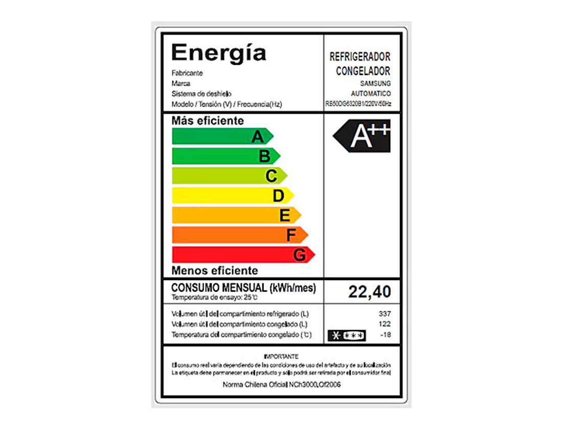 REFRIGERADOR SAMSUNG BOTTOM MOUNT FREEZER NO FROST 459 L RB50DG6320B1ZS 10