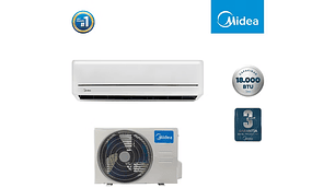 AIRE ACONDICIONADO FRIO-CALOR MIDEA ONOF 18000BTU.