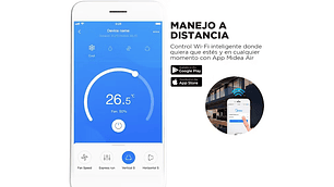 AIRE ACONDICIONADO FRIO-CALOR MIDEA ONOF 18000BTU.