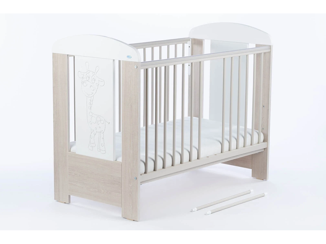 SET COMODA Y CUNA GIRAFFE AJUSTABLE (120 X 60) 4