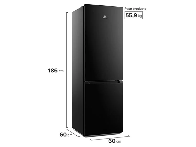 REFRIGERADOR BOTTOM FREEZER MADEMSA 285 L NO FROST MI60B 2