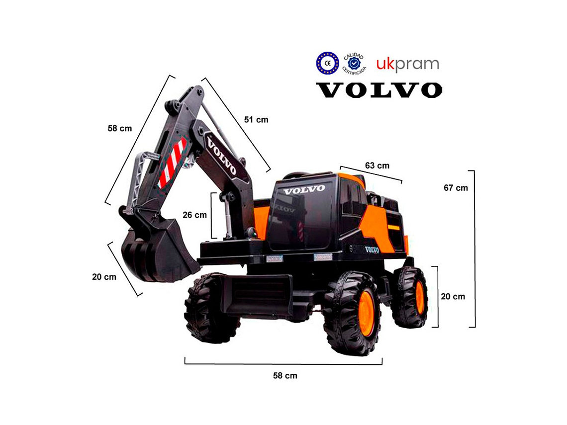 AUTO A BATERIA EXCAVADORA VOVO 2022 3