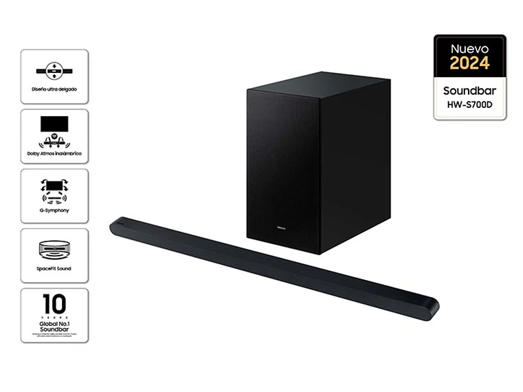 SOUNDBAR SAMSUNG HW-Q700D 3.1.2 CH 2