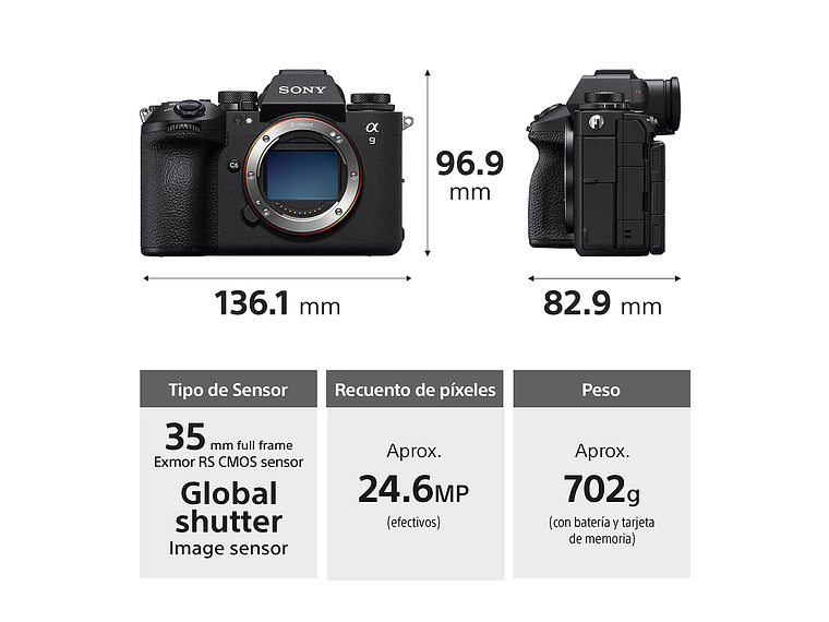 CAMARA A9 III CON OBTURADOR GLOBAL 3