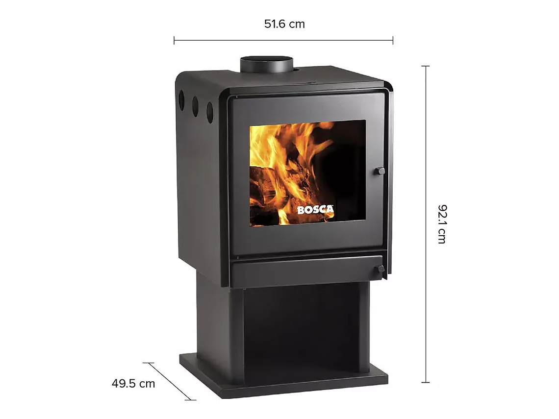 ESTUFA A LEÑA LIMIT 480 CERTIFICADA / BOSCA 4