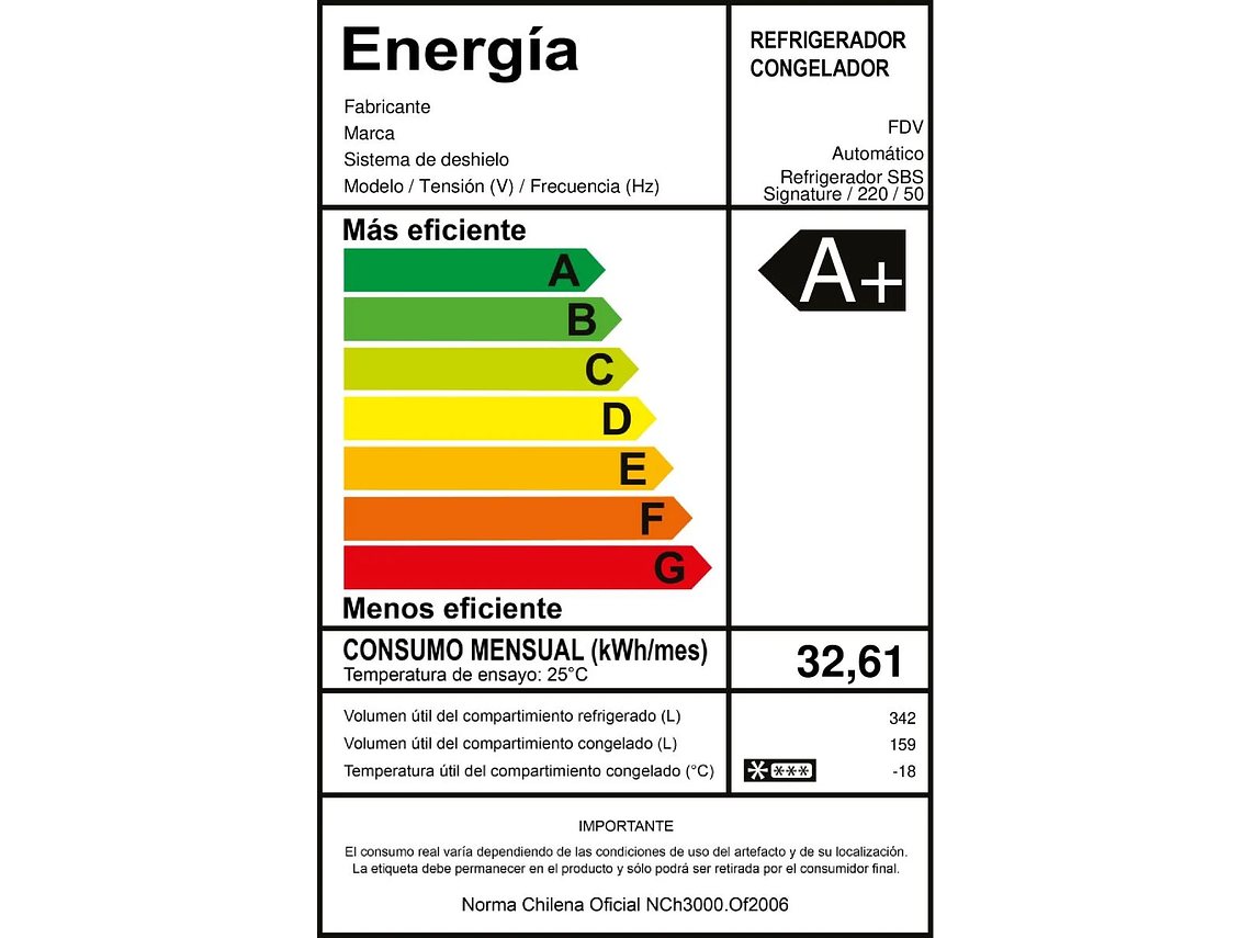 REFRIGERADOR SIDE BY SIDE SIGNATURE 513 LTS FDV 7