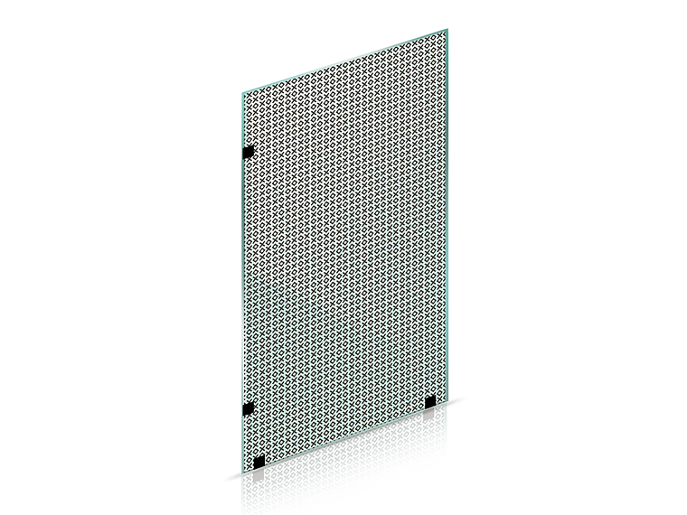 SHOWER DOOR VIDRIO TEMPLADO CON IMPRESIÓN DIGITAL 90X190 CM HERRAJE NEGRO 3