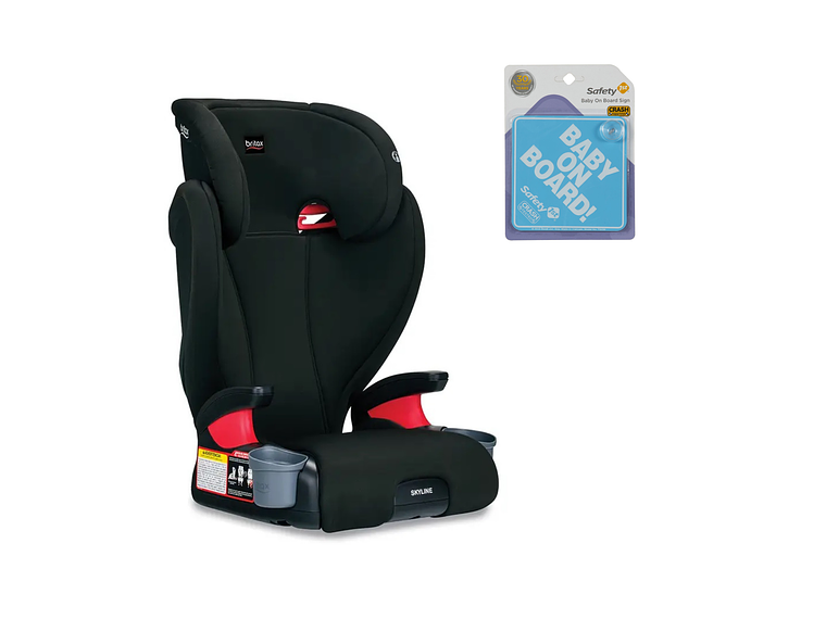 SILLA AUTO BUTACA SKYLINE DUSK + LETRERO BEBE A BORDO 1