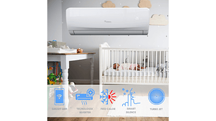 INCLUYE INSTALACIÓN EN RM SPLIT INVERTER 18000BTU WIFI APP