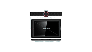 TABLETA DIGITALIZADORA GRÁFICA ARTIST 15.6 PRO