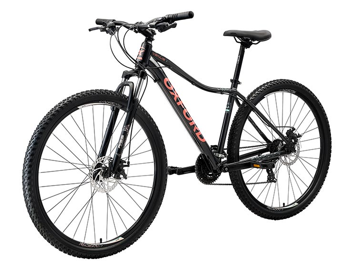 BICICLETA MTB OXFORD VENUS 1 TALLA M NEGRO/CORAL ARO 29 2