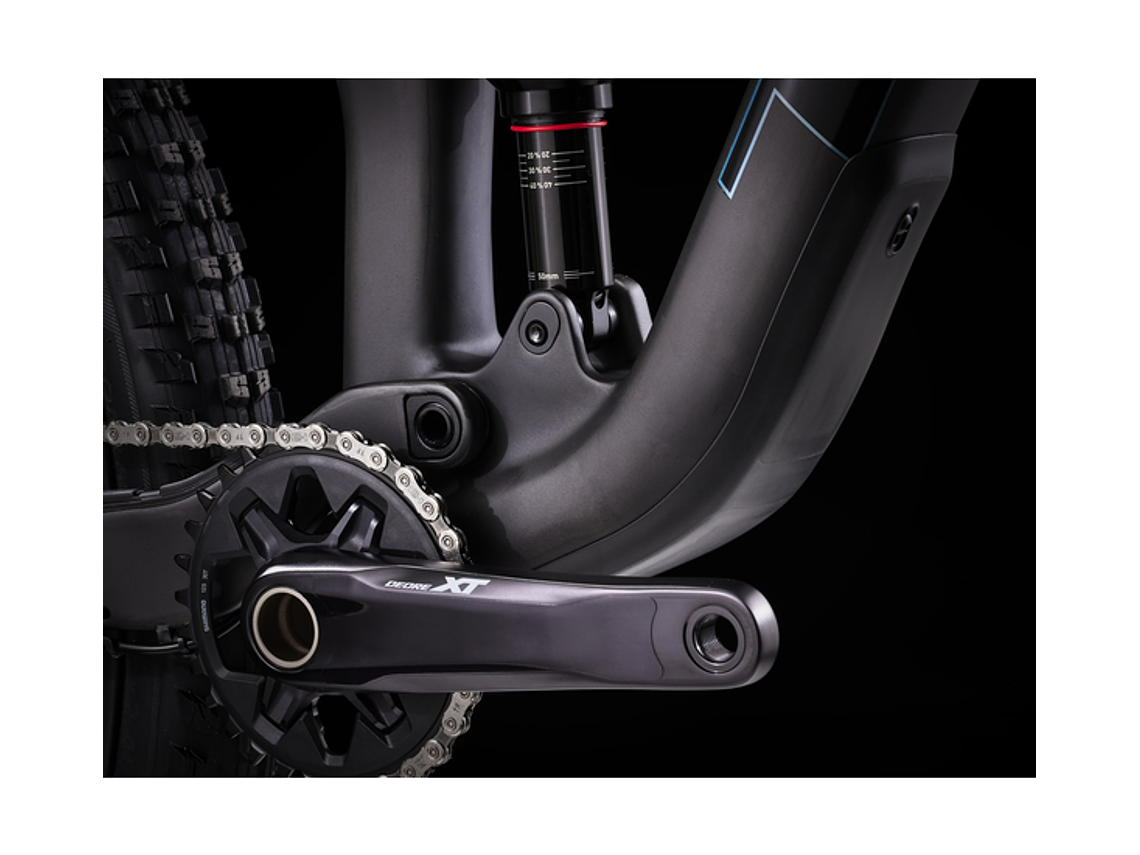 Bicicleta MTB Trek Top Fuel 9.8 XT Gris Oscuro 7