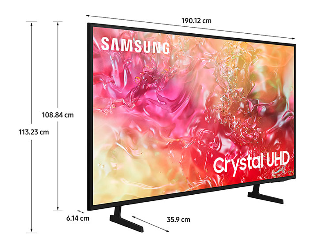 TELEVISOR SMART TV SAMSUNG LED 4K UHD 85” CRISTAL DU7000 5