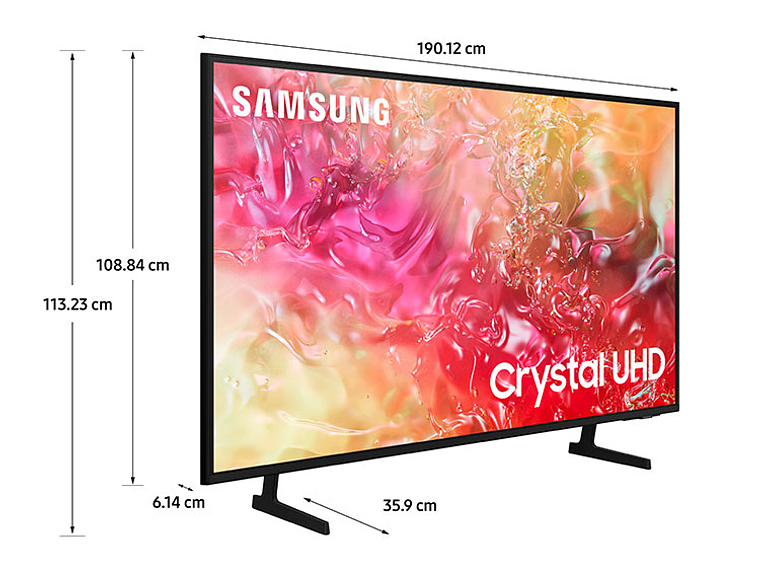 TELEVISOR SMART TV SAMSUNG LED 4K UHD 85” CRISTAL DU7000 5