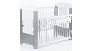 SET COMODA Y CUNA STARS AJUSTABLE (120 X 60) | GRIS