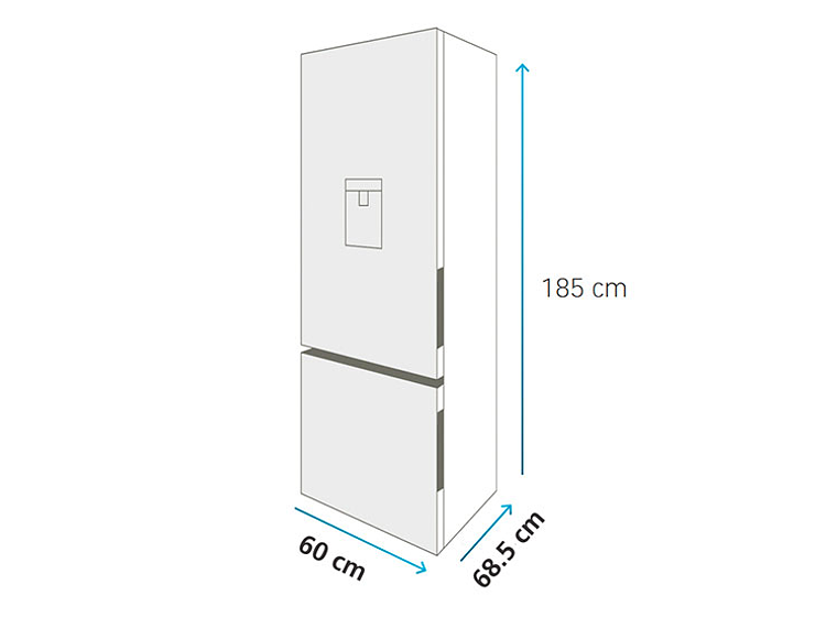  REFRIGERADOR MABE BOTTOM FREEZER NO FROST 360 L RMB432PXLRS0 INOX 8