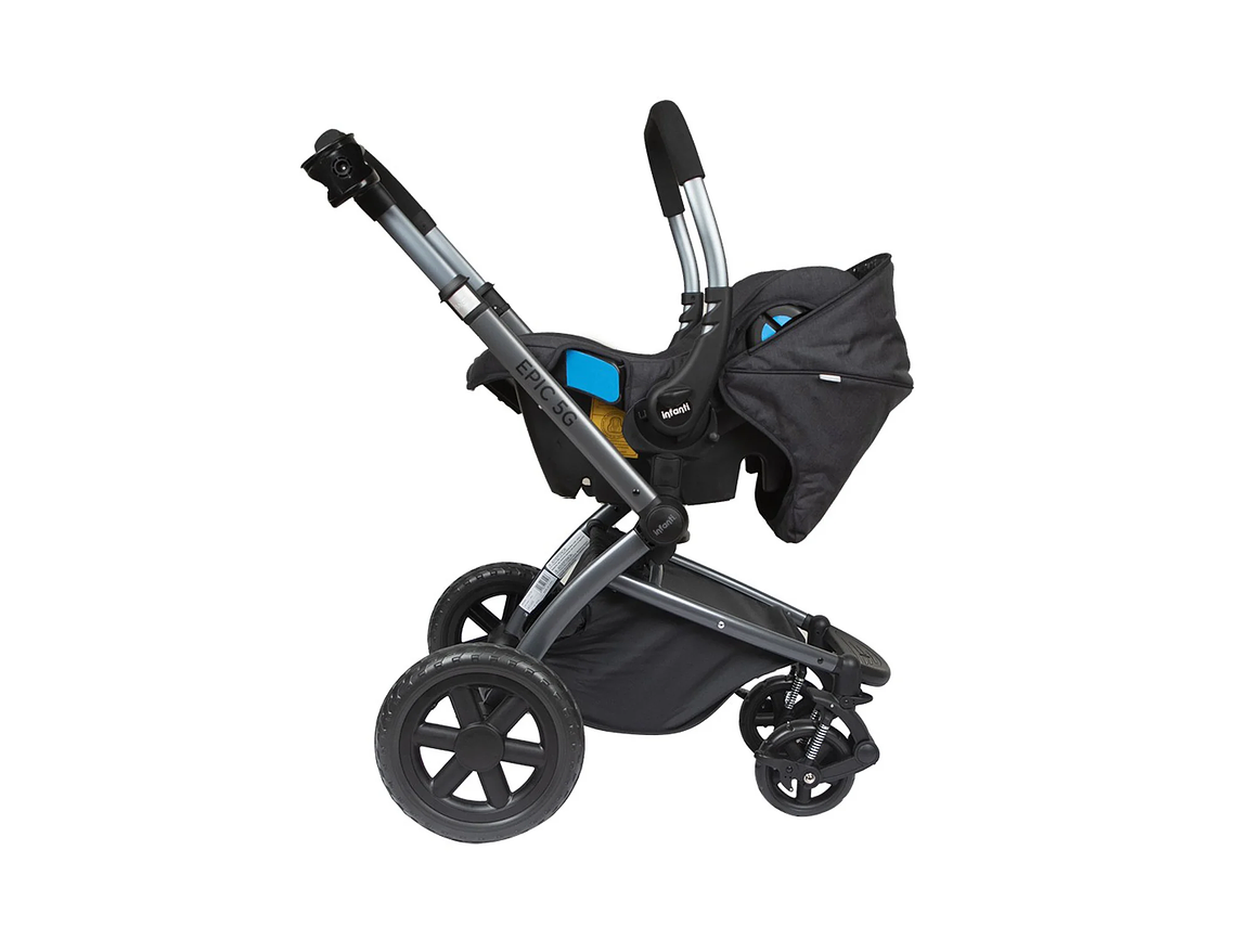 COCHE TRAVEL SYSTEM EPIC 5G BLACK INFANTI 3