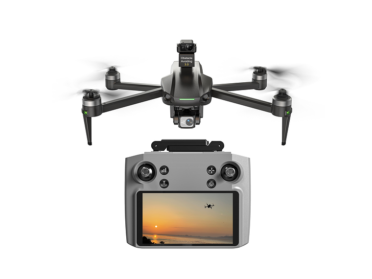 DRON WIFI 5G 4K EIS 4000M GPS EVASIÓN DE OBSTÁCULOS Y CONTROL CON PANTALLA M10 PLUS 3