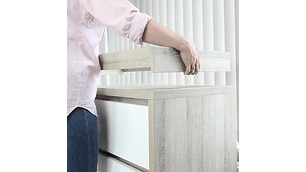 MUDADOR/CÓMODA MODENA | BLANCO