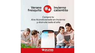 AIRE ACONDICIONADO PORTÁTIL 9000BTU SPLENDID
