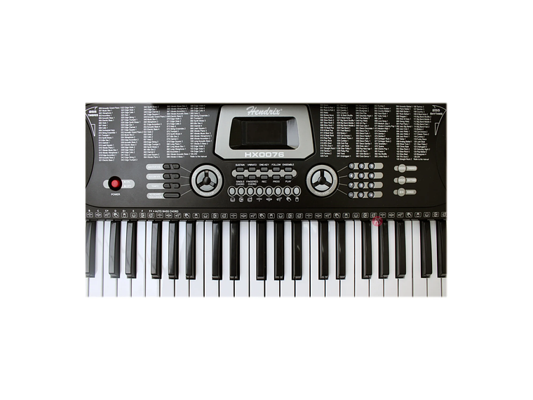 TECLADO MUSICAL ELECTRÓNICO 61 TECLAS CON MICRÓFONO - PS 2