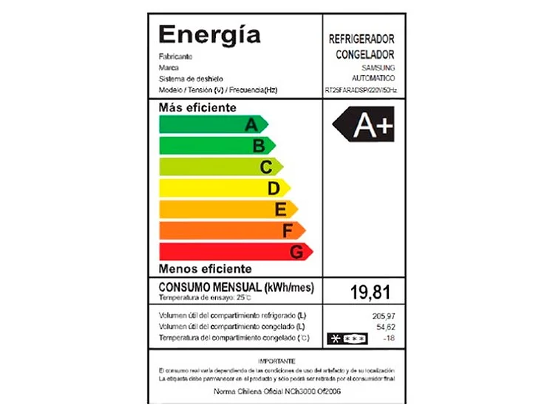 REFRIGERADOR SAMSUNG TOP FREEZER 255 L ALL AROUND COOLING RT25FARADS8/ZS 7