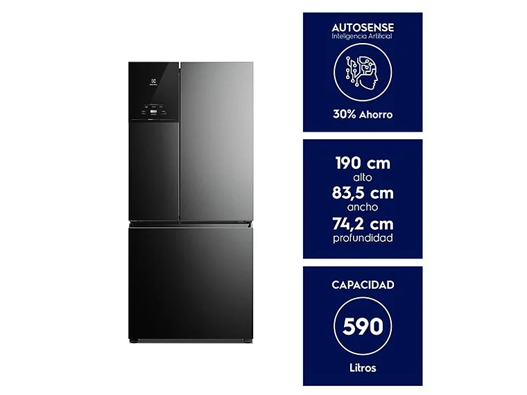 REFRIGERADOR FRENCH DOOR ELECTROLUX 590 L NO FROST IM8B 8