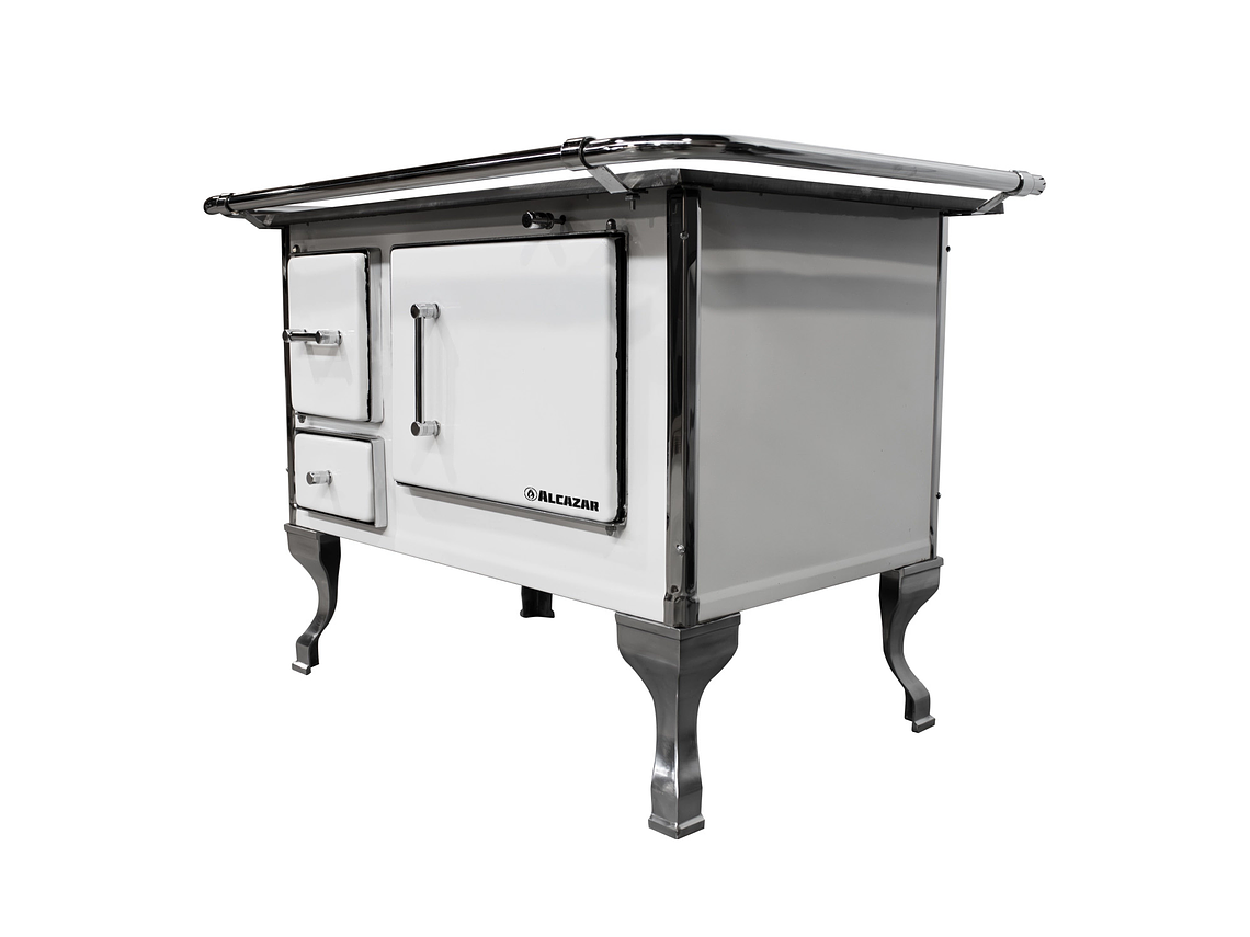 COCINA A LEÑA ALCAZAR LLAIMA 80 BLANCA 3