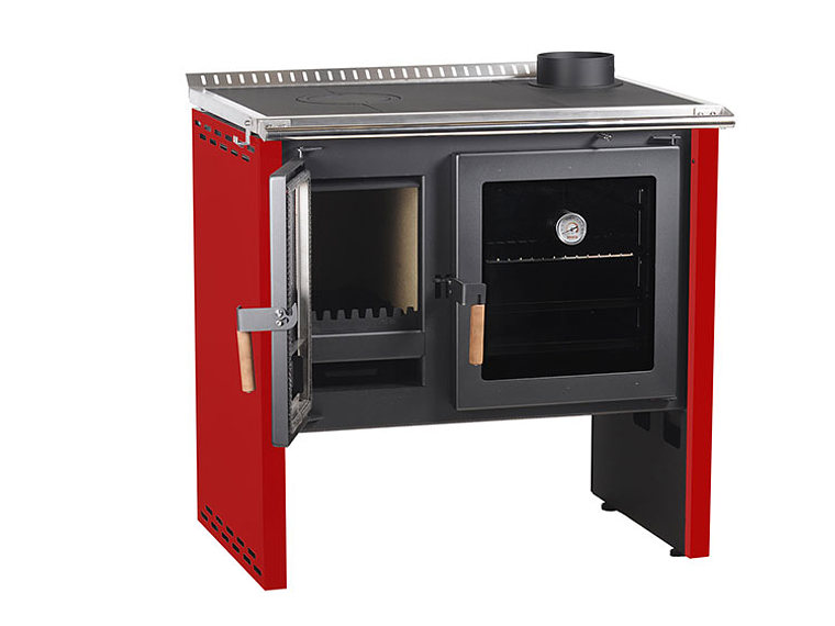 COCINA A LEÑA BOSCA HESTIA ROJO 8