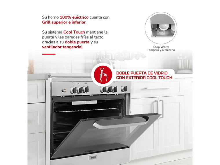 COCINA 5 QUEMADORES HORNO DE 130 LTS 3