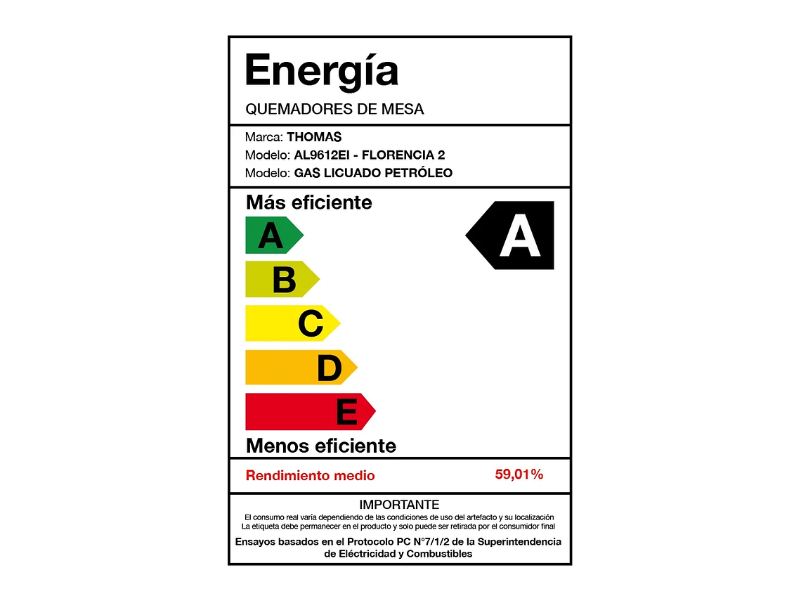 COCINA 5 QUEMADORES HORNO DE 130 LTS 8