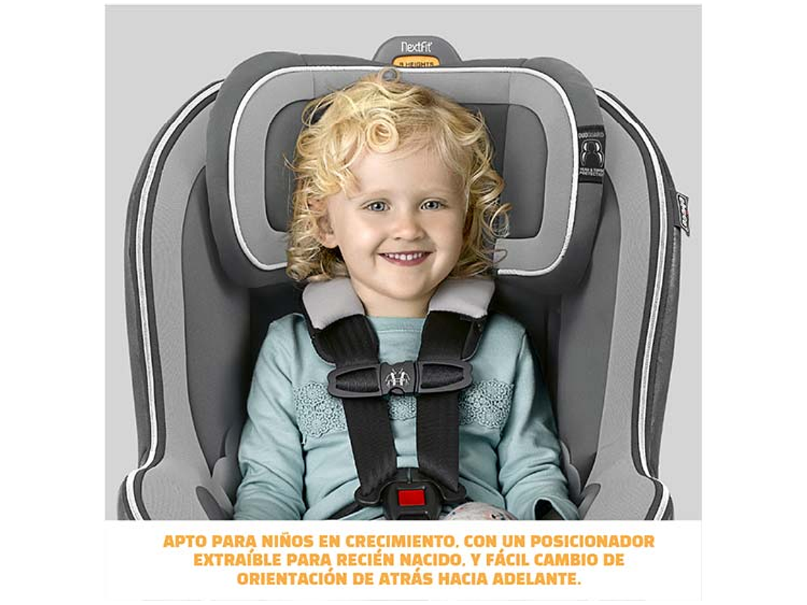 SILLA AUTO CHICCO SILLA CONVERTIBLE NEXTFIT ZIP CARBON GRIS 3