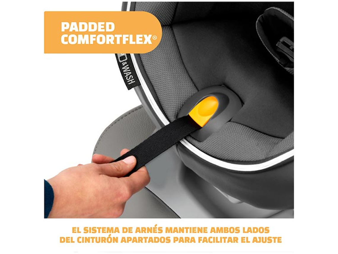 SILLA AUTO CHICCO SILLA CONVERTIBLE NEXTFIT ZIP CARBON GRIS 6