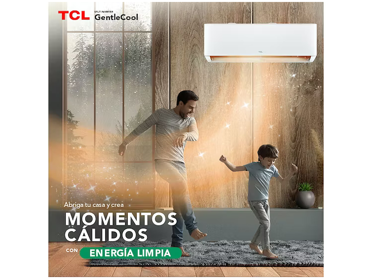 AIRE ACONDICIONADO INVERTER SMART TCL 18000 BTU FRIO/CALOR 2