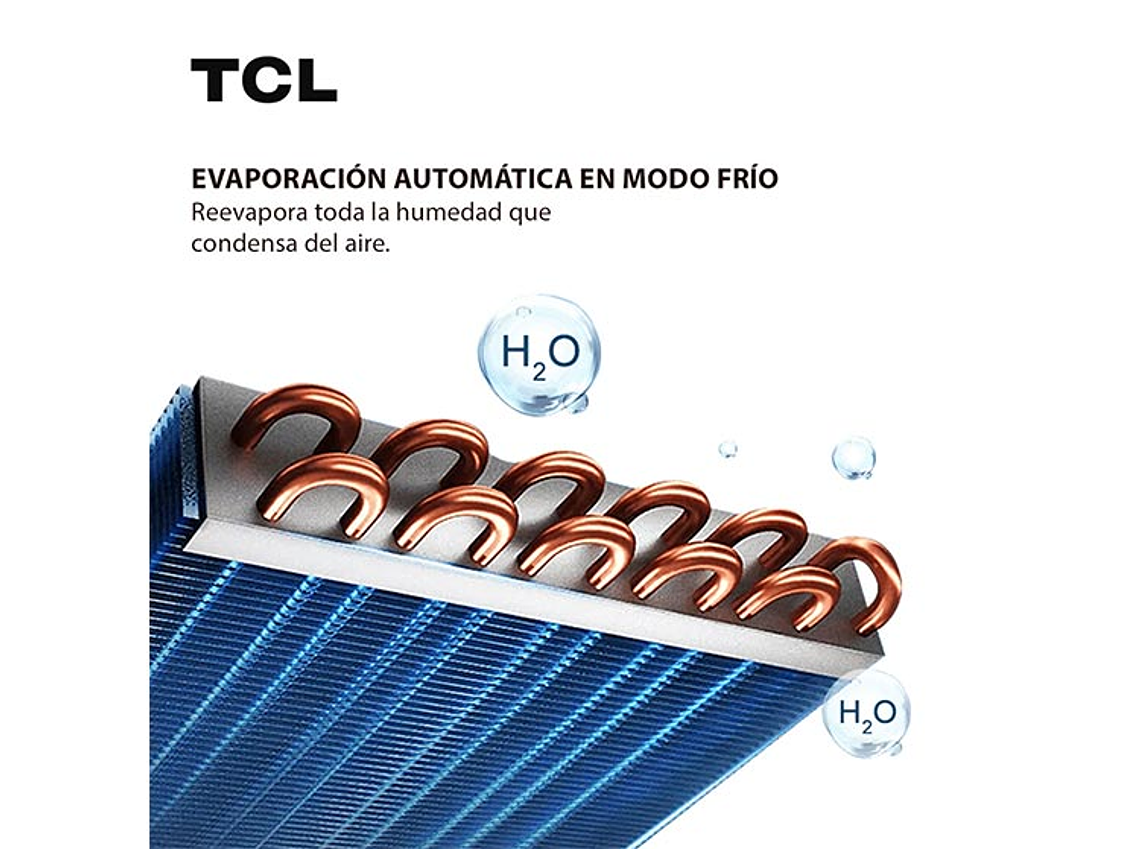 AIRE ACONDICIONADO PORTÁTIL FRÍO/CALOR TCL 12000 BTU 4 EN 1 3