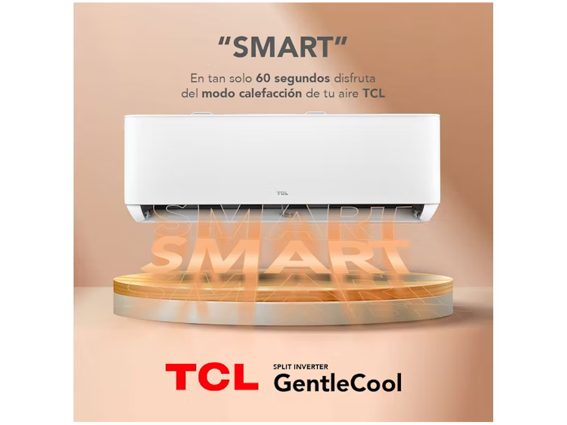 AIRE ACONDICIONADO INVERTER SMART TCL 18000 BTU FRIO/CALOR 3