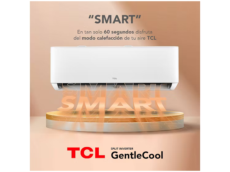 AIRE ACONDICIONADO INVERTER SMART TCL 18000 BTU FRIO/CALOR 3