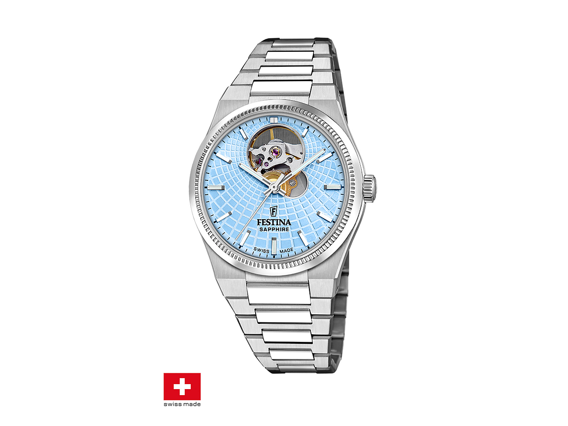 RELOJ F20054/4 FESTINA SWISS AZUL MUJER AUTOMÁTICO 1