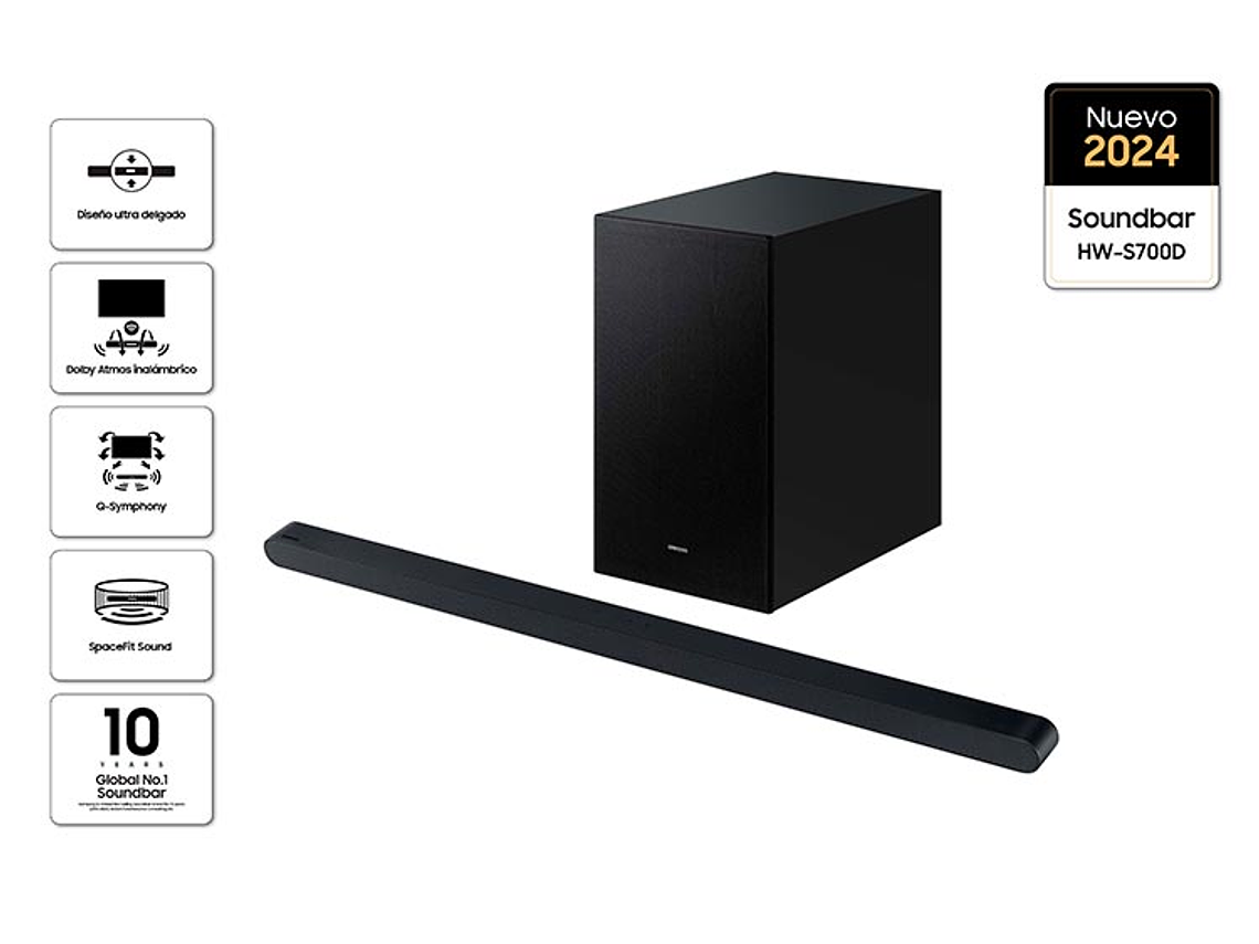 SOUNDBAR SAMSUNG HW-S700D/ZS 3.1 CH 1