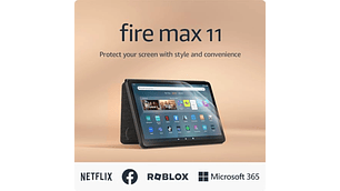 TABLET AMAZON FIRE MAX 11'DE 64 GB CON FUNDA DELGADA Y PROTECTOR