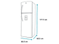 REFRIGERADOR MABE TOP MOUNT FREEZER NO FROST 300 L RMA300FWUC - Miniatura 7