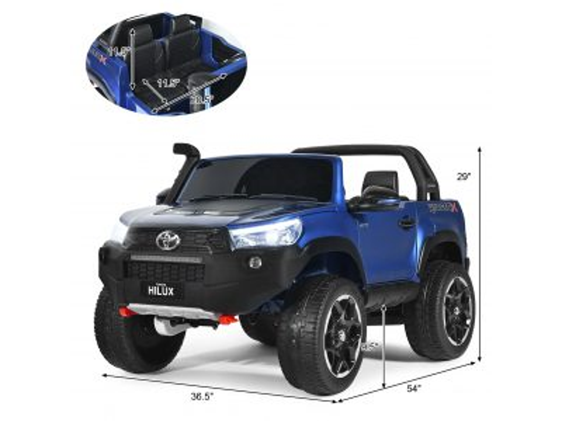 AUTO TOYOTA HILUX RUGGED X 12V BLUE PINTURA REAL 7