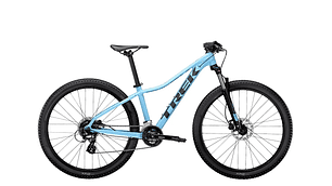 Bicicleta MTB Trek Marlin 5 Gen 2 Celeste Talla S Aro 27.5 (Marco Curvo)