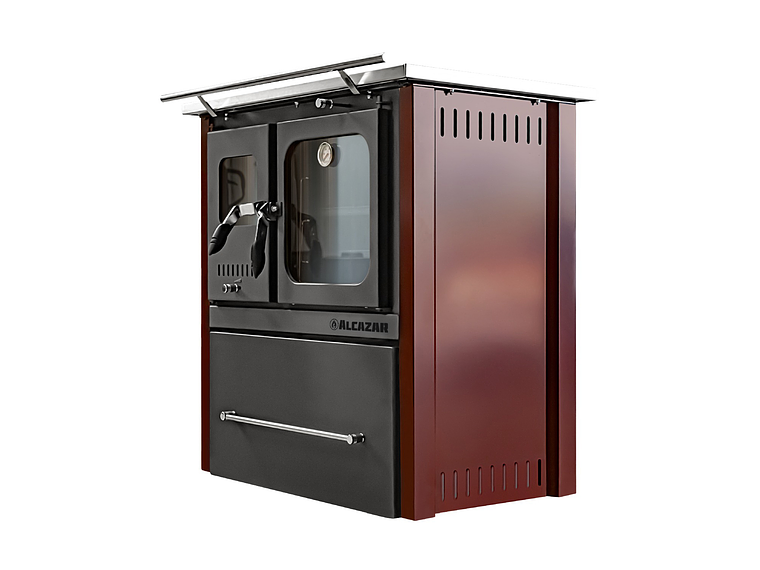 COCINA A LEÑA ALCAZAR EUROPEA M90 BURDEO 4