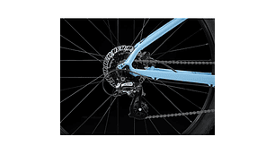 Bicicleta MTB Trek Marlin 5 Gen 2 Celeste Talla S Aro 27.5 (Marco Curvo)