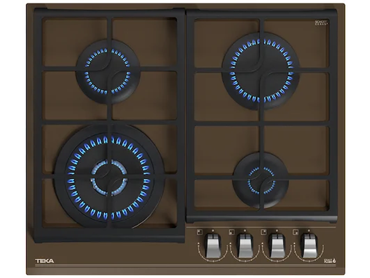 ENCIMERA CRISTAL GAS 4 QUEMADORES GZC-64320 XBB LONDON BRICK TEKA 1